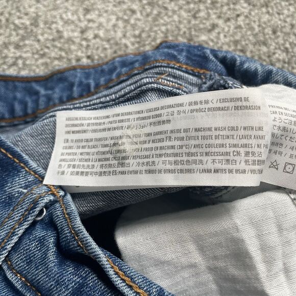 Abercrombie & Fitch Ankle Straight Ultra High Rise Curve Love Jeans Womens 6 28 - Picture 8 of 11